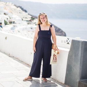 Navy jumper from Loft